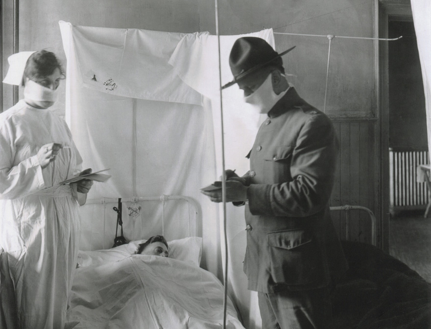 Spanish Influenza in American Army hospitals.