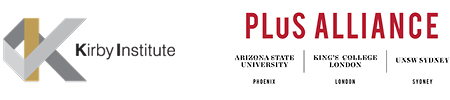 Kirby Institute and PLuS Alliance logos