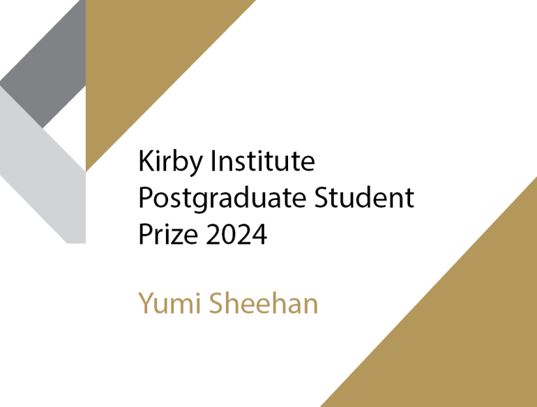 Kirby Institute Postgraduate Student Prize 2024