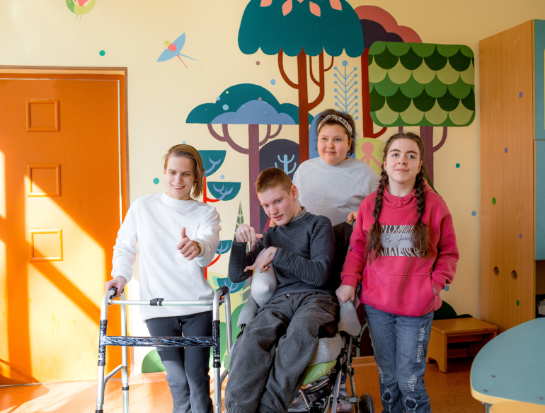 Group of diverse young people with learning disabilities. Credit: AdobeStock