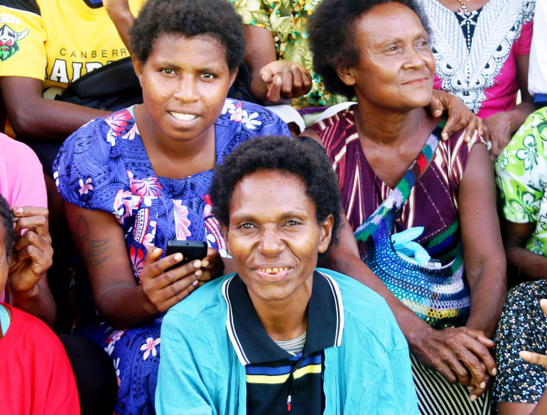 Village reporters in Madang, PNG