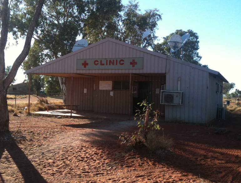 A remote clinic in regional Australia