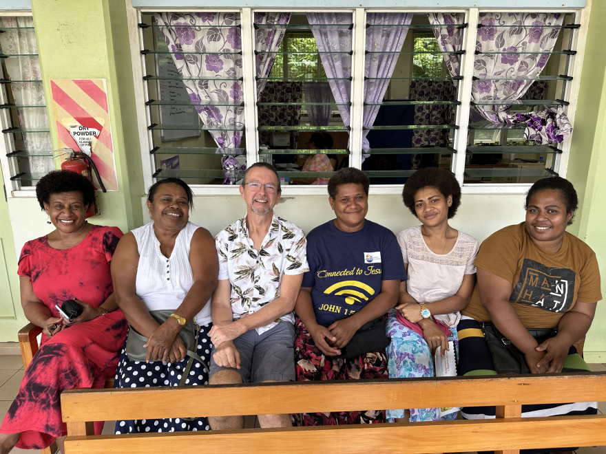 Andrew Vallely in Levuka, Fiji