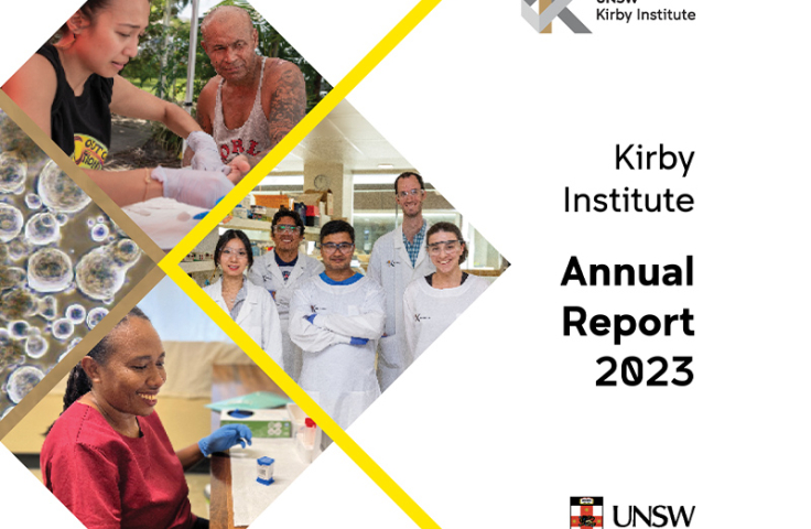 Kirby Institute Annual Report 2023 cover
